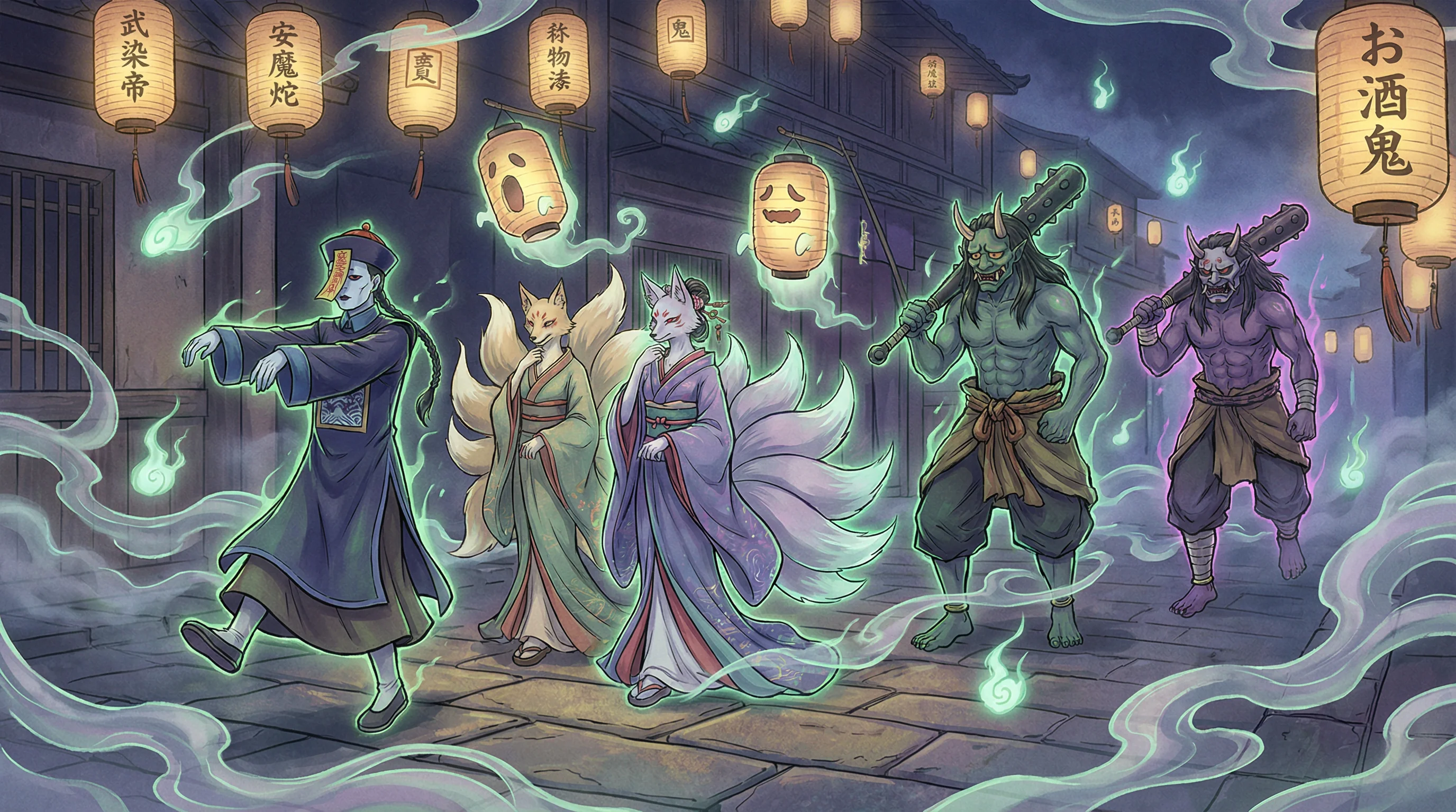 百鬼夜行 - 吉泽明步第一集 中日鬼怪动漫